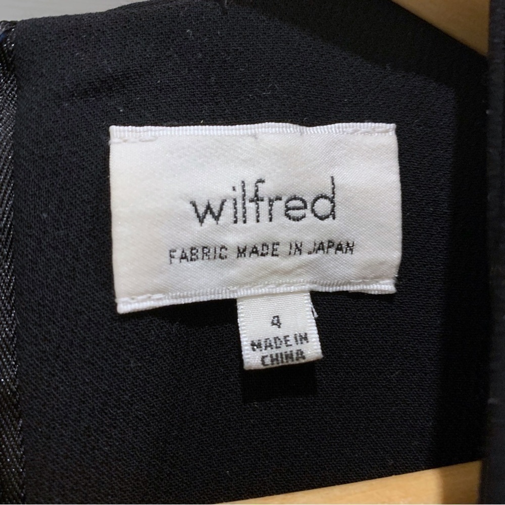 Aritzia Wilfred Deep V Plunge Montbrun Dress - Picture 7 of 9